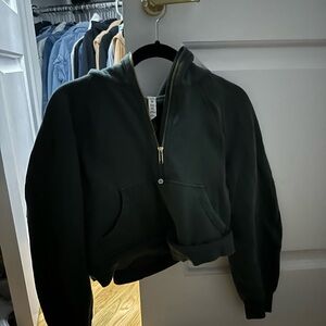Lululemon Athletica Olive Jacket with Gold Zipper